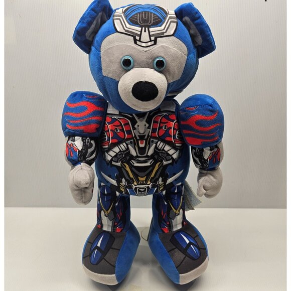 Build a Bear Transformers Optimus Prime Masked Teddy Bear 16" Plush Stuffed Toy - Picture 3 of 5